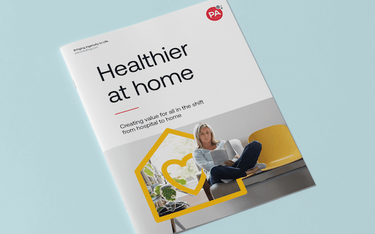 Healthier at home report cover
